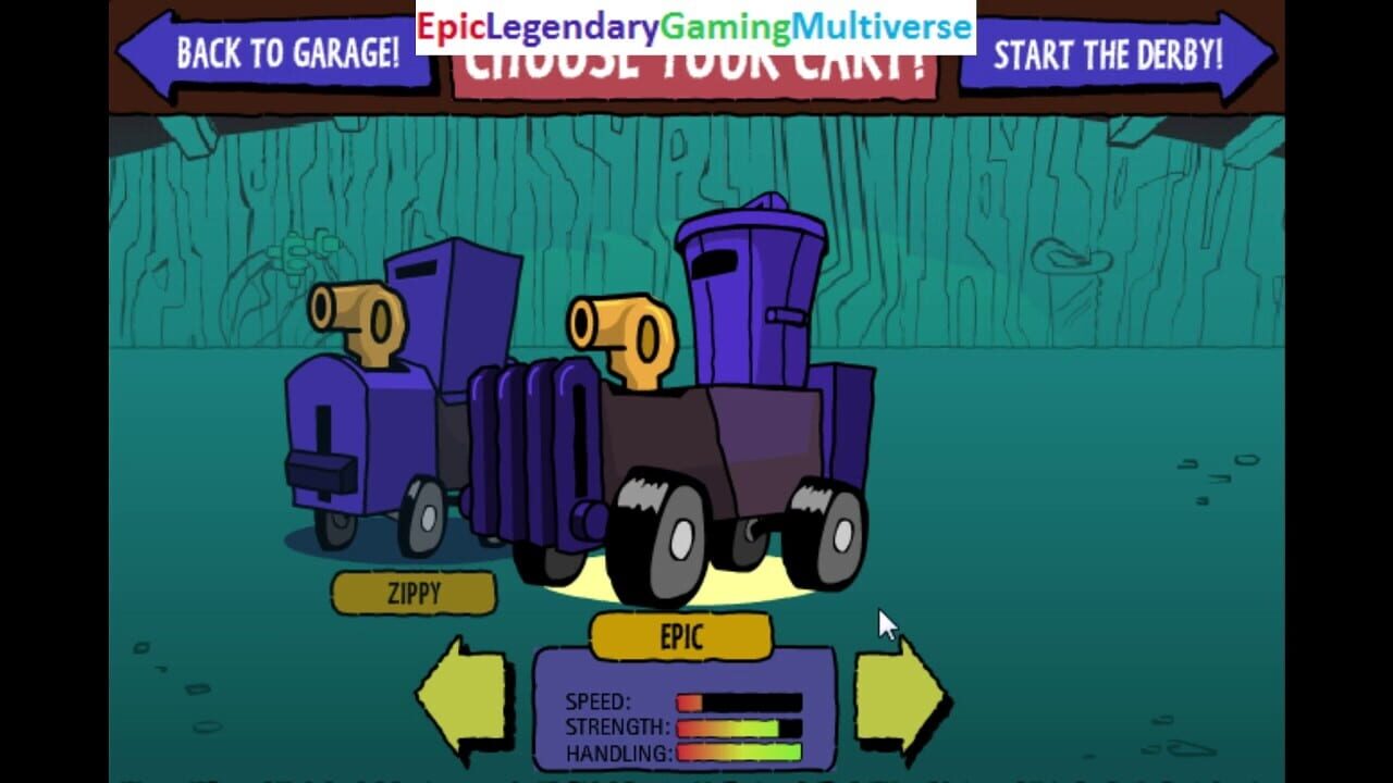 Screenshot for Ed, Edd n Eddy: Cul de Sac Smash II - Wheels of Fury
