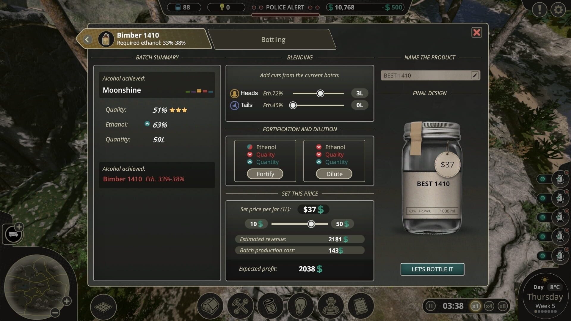 Screenshot for Moonshine Inc.