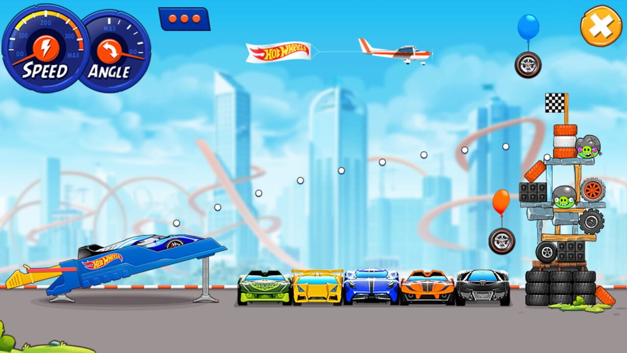 Screenshot for Angry Birds Hot Wheels Smashup