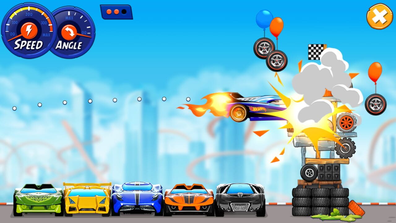 Screenshot for Angry Birds Hot Wheels Smashup