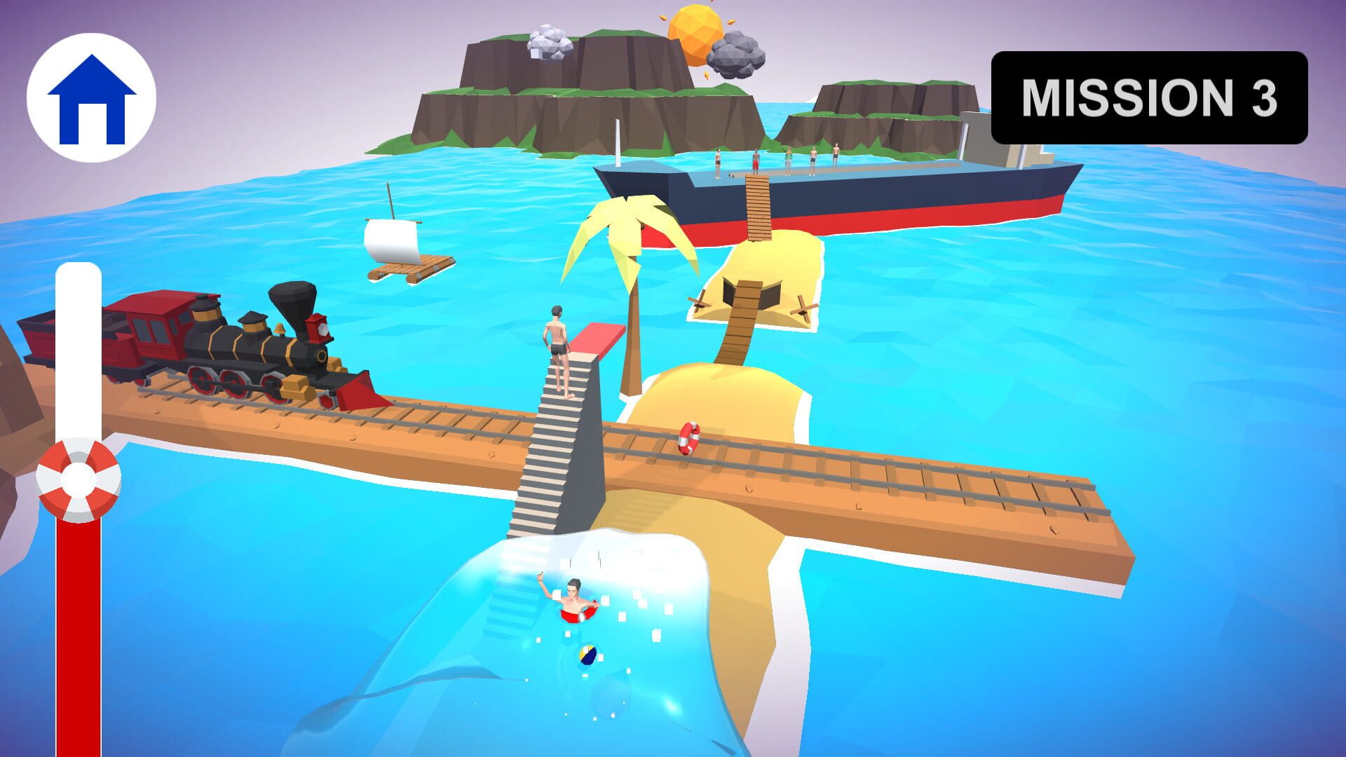 Screenshot for Waves Running Simulator