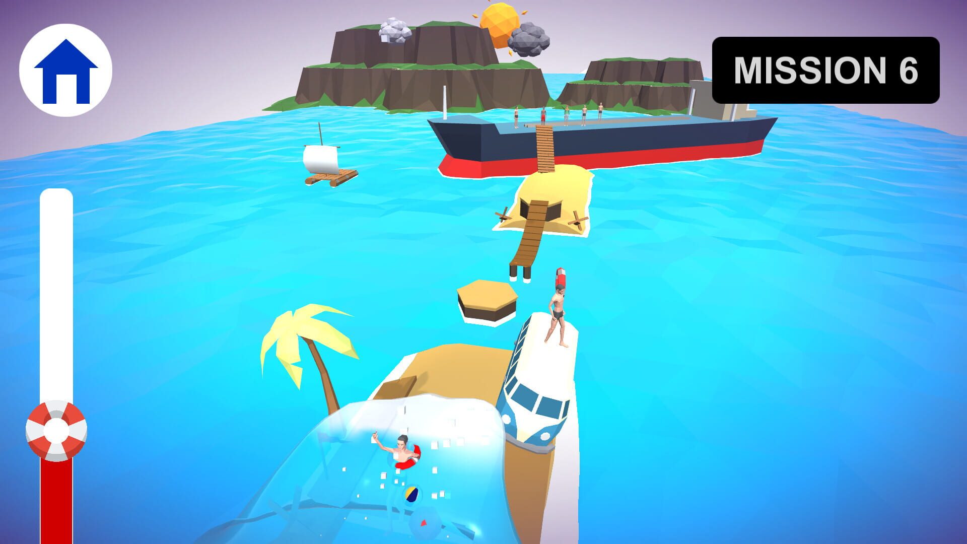 Screenshot for Waves Running Simulator