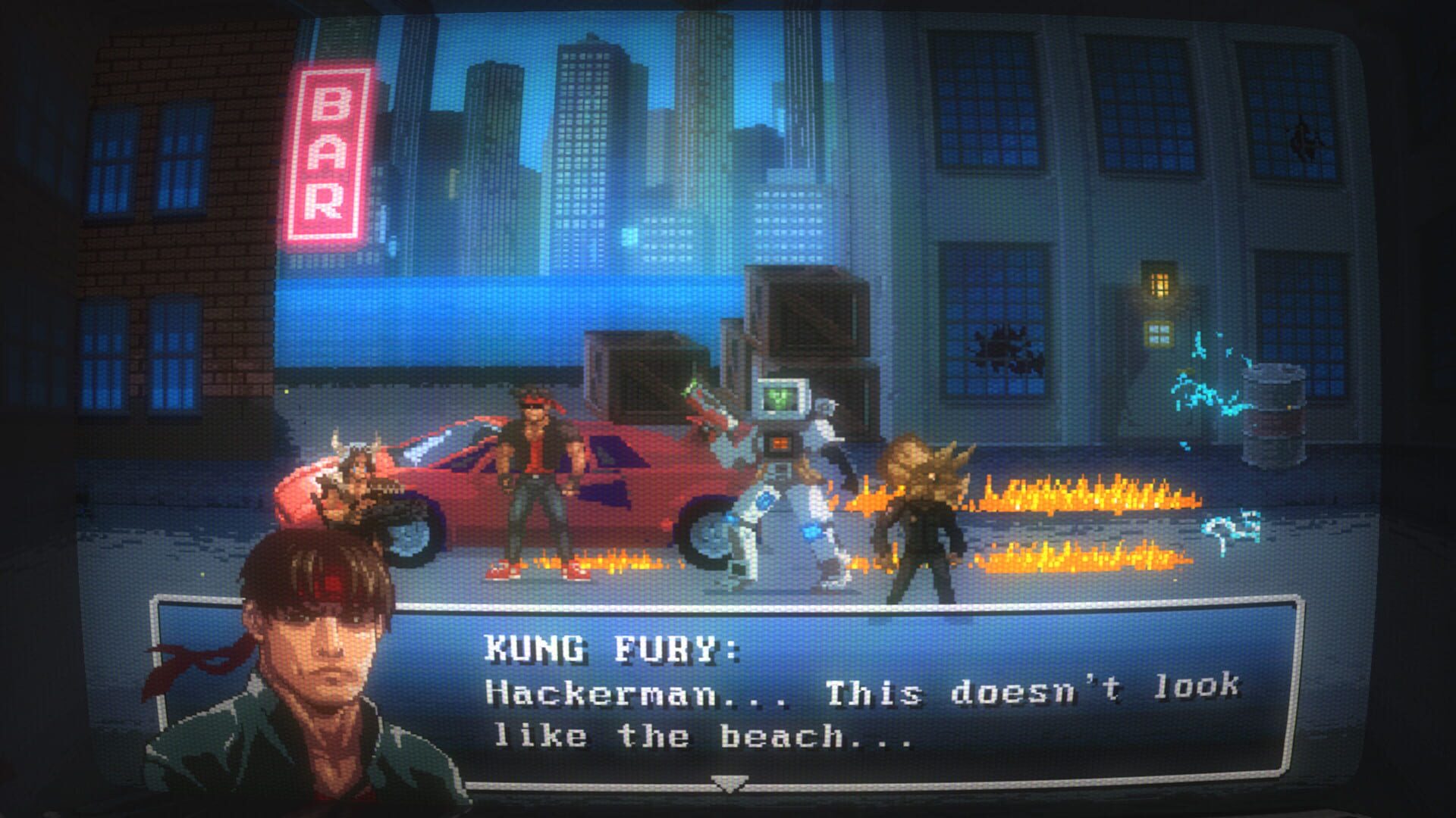 Screenshot for Kung Fury: Street Rage - The Arcade Strikes Back