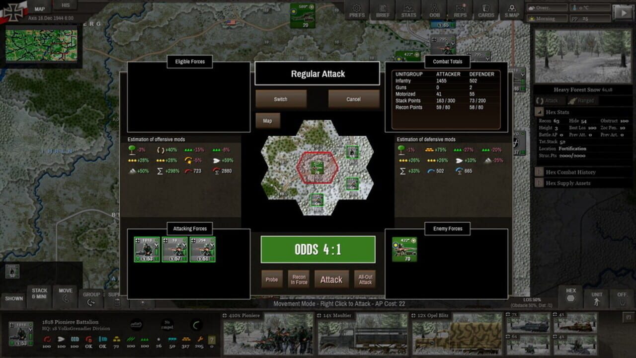 Screenshot for Decisive Campaigns: Ardennes Offensive