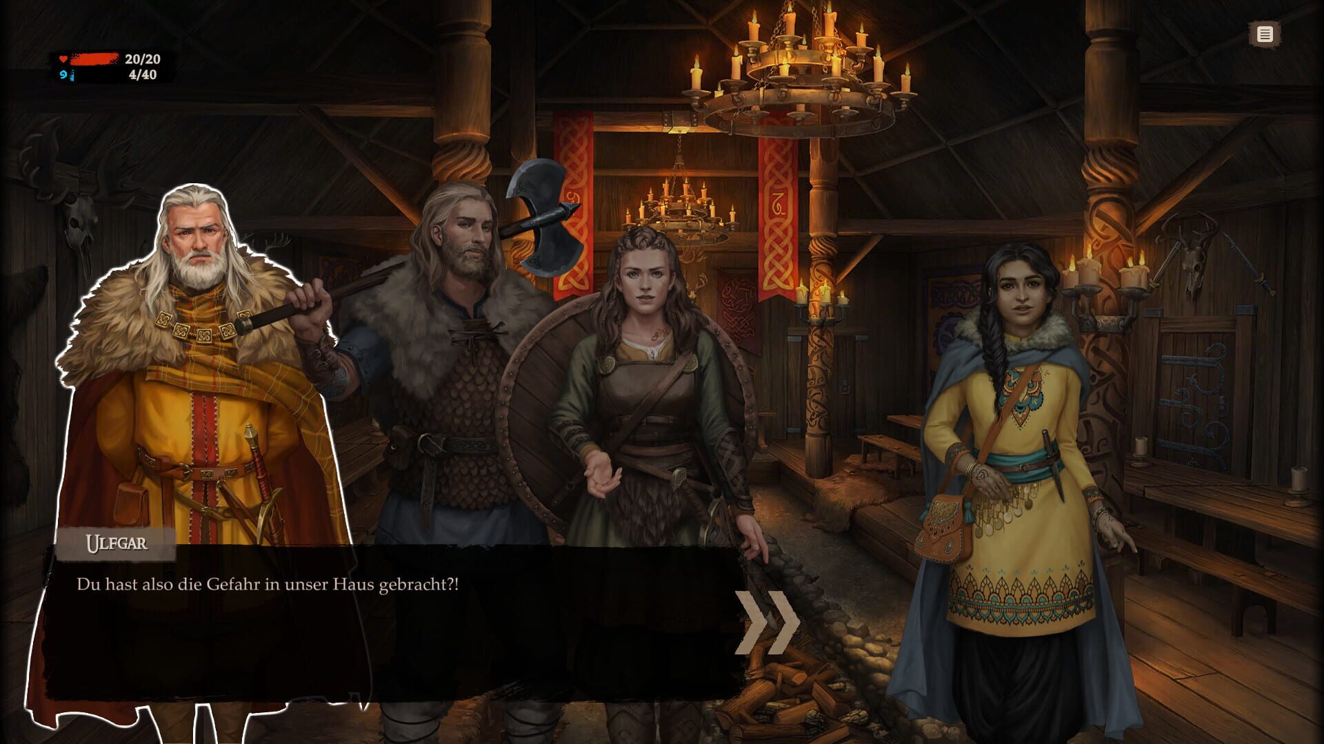 Screenshot for Forgotten Fables: Wolves on the Westwind
