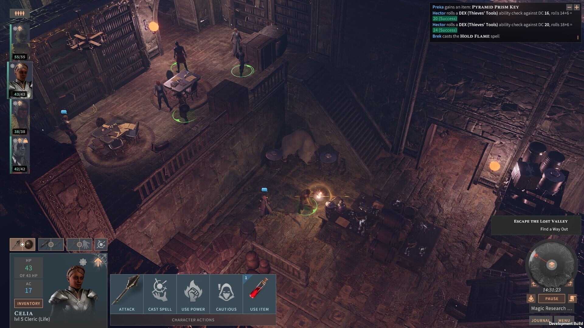 Screenshot for Solasta: Crown of the Magister - Lost Valley