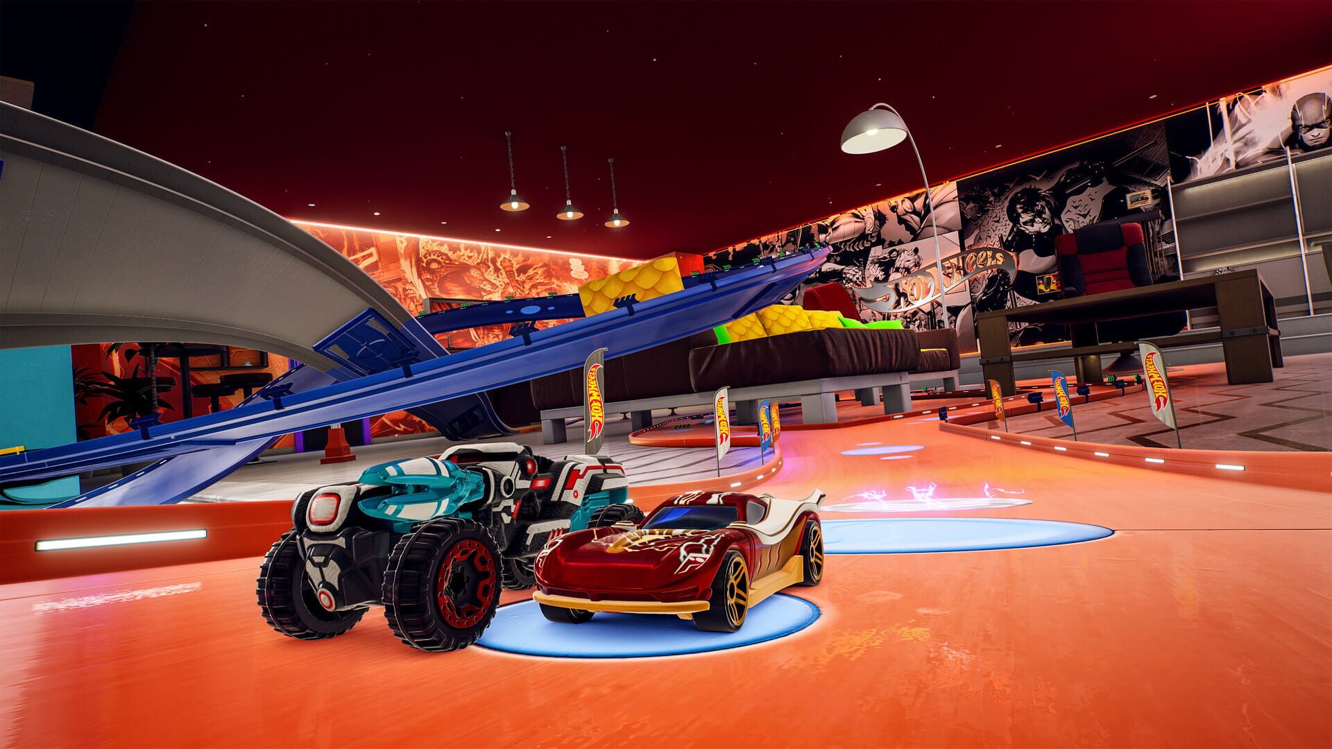 Screenshot for Hot Wheels Unleashed: DC Super Heroes Racing Season