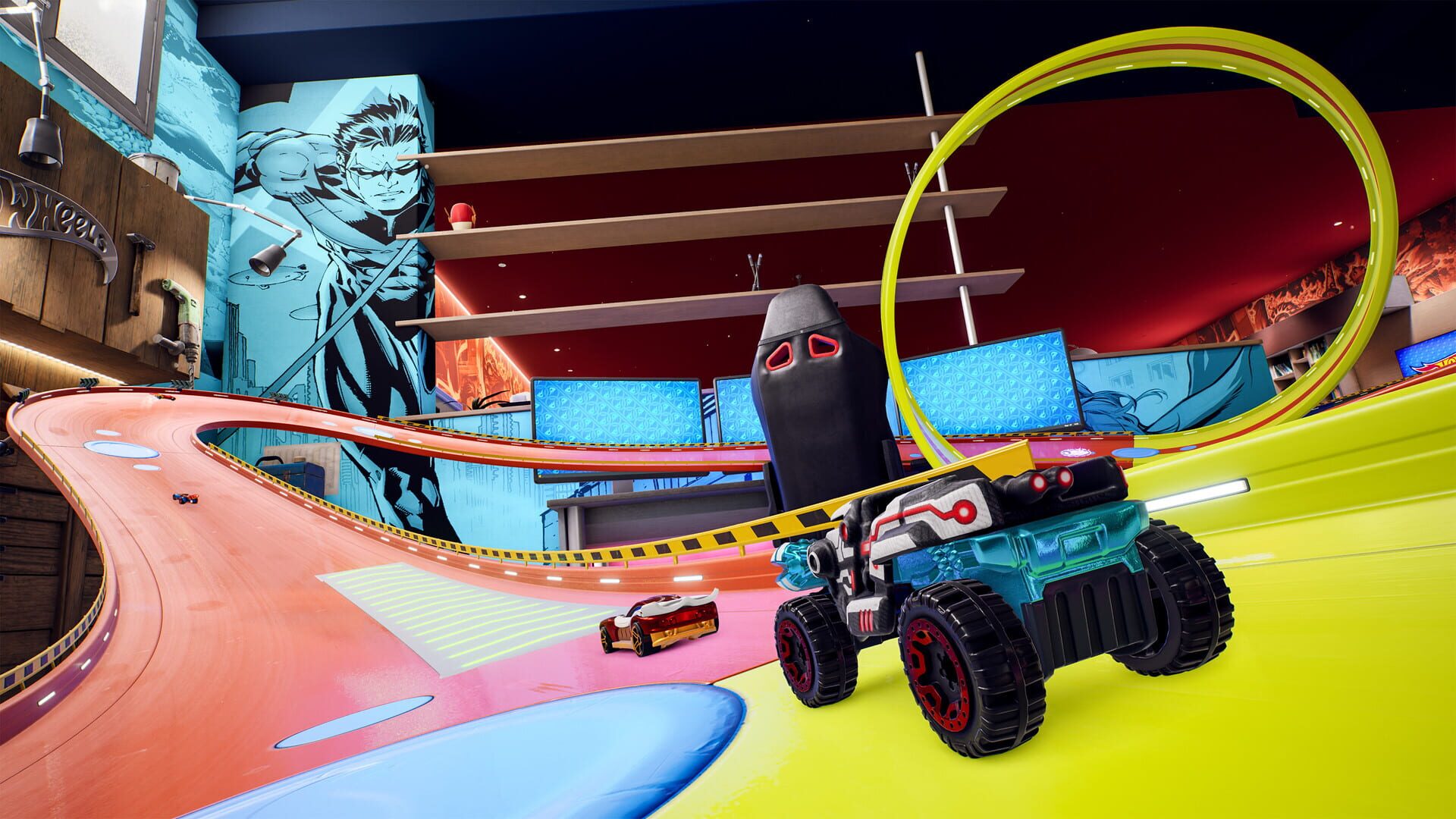 Screenshot for Hot Wheels Unleashed: DC Super Heroes Racing Season