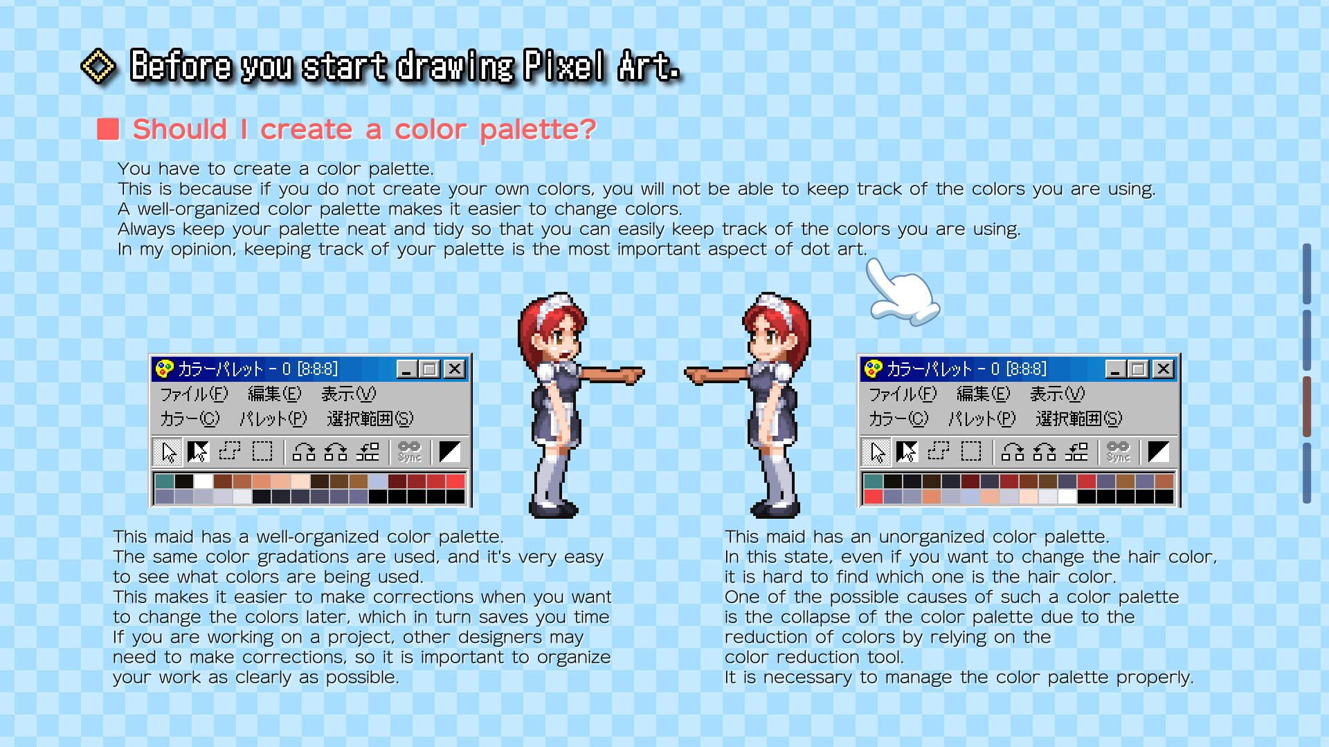 Screenshot for Pixel Art School