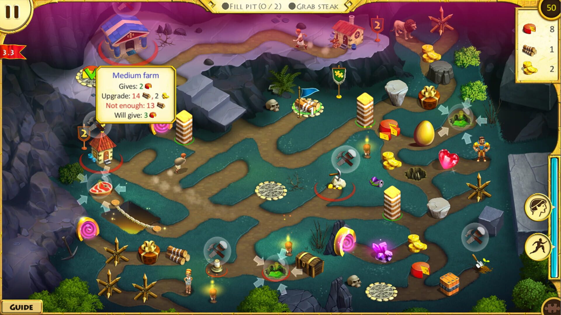 Screenshot for 12 Labours of Hercules XIII: Wonder-ful Builder
