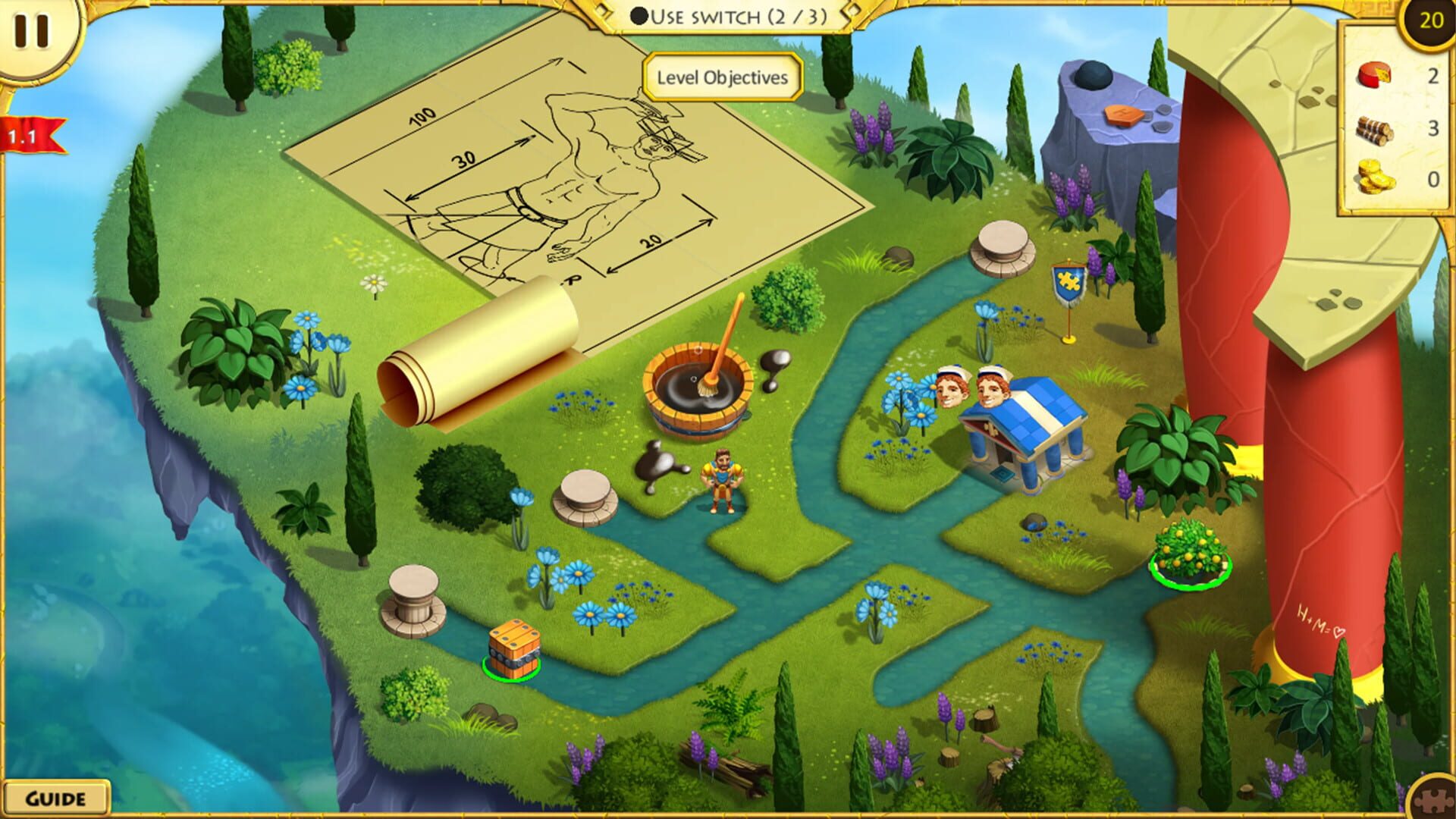 Screenshot for 12 Labours of Hercules XIII: Wonder-ful Builder