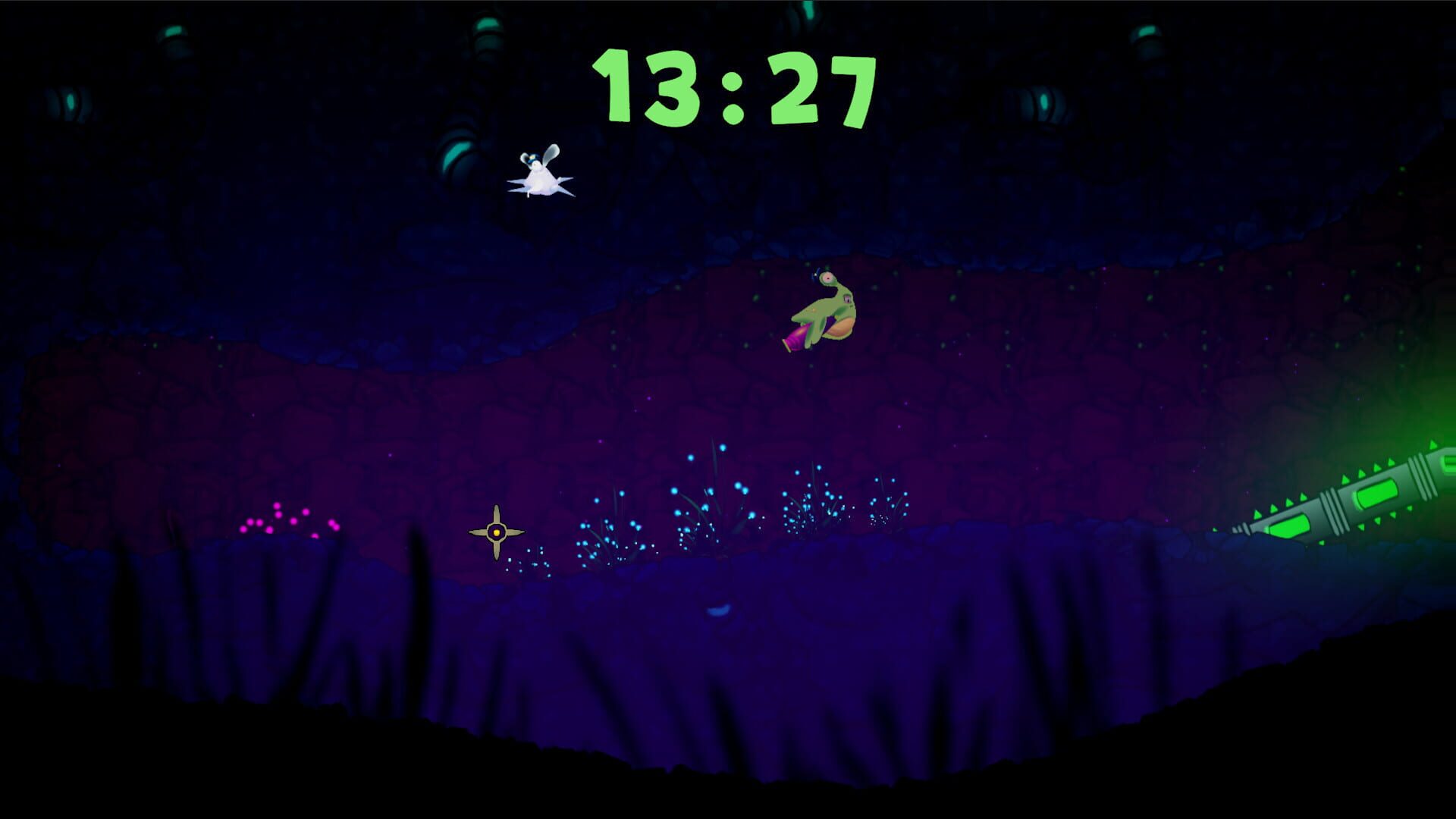Screenshot for Kickback Slug: Cosmic Courier
