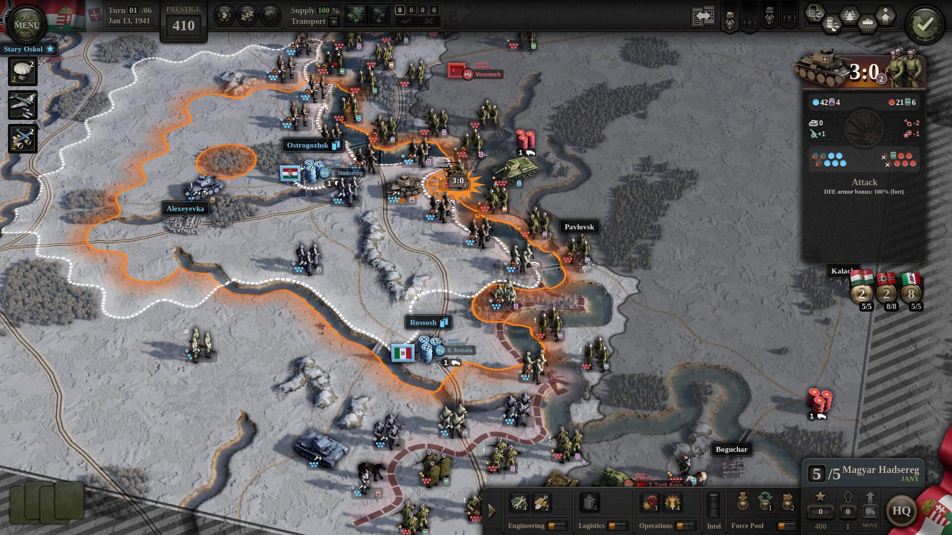 Screenshot for Unity of Command II: Stalingrad