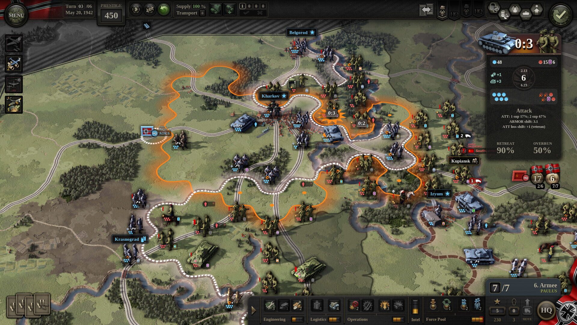 Screenshot for Unity of Command II: Stalingrad