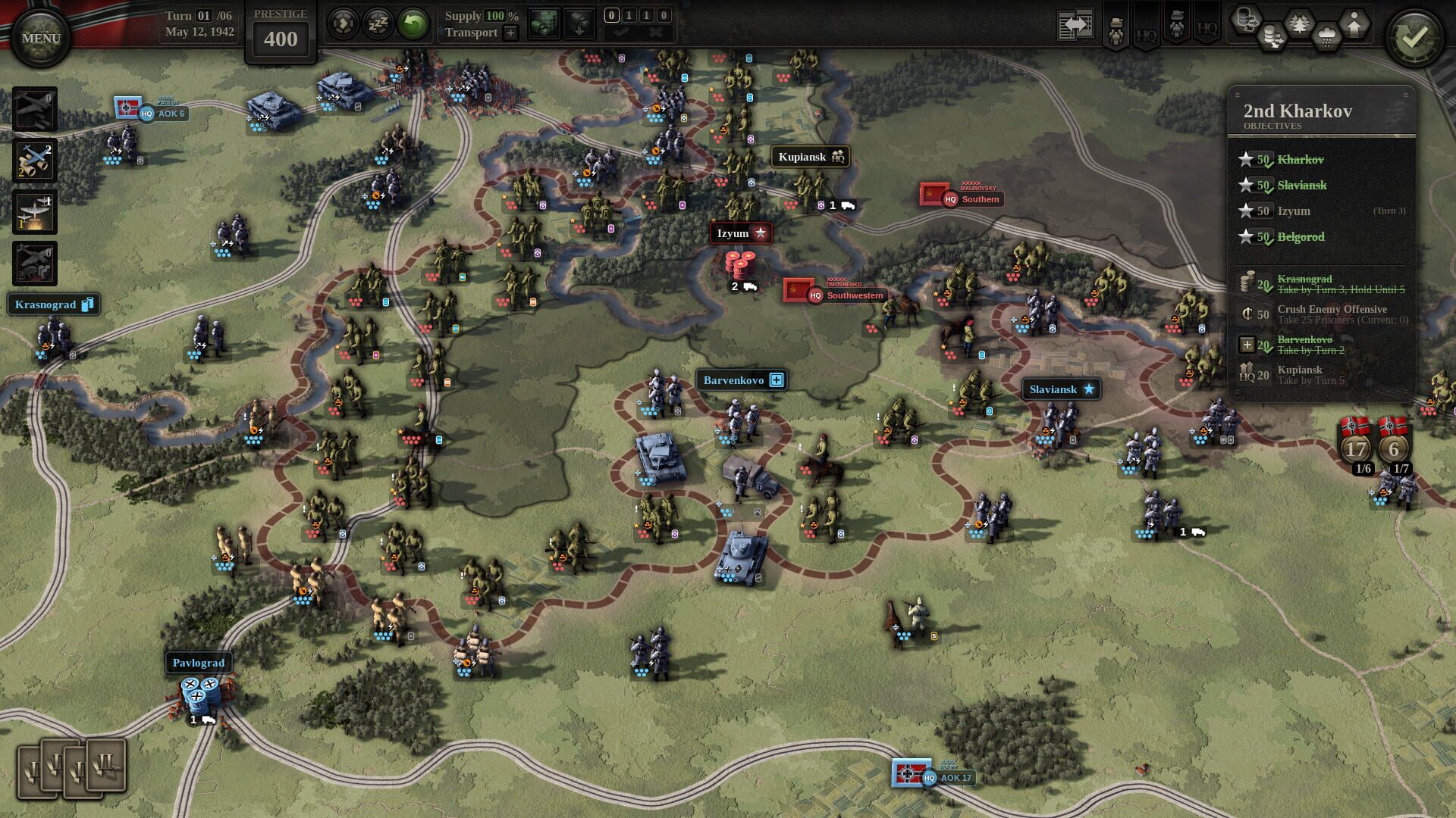 Screenshot for Unity of Command II: Stalingrad