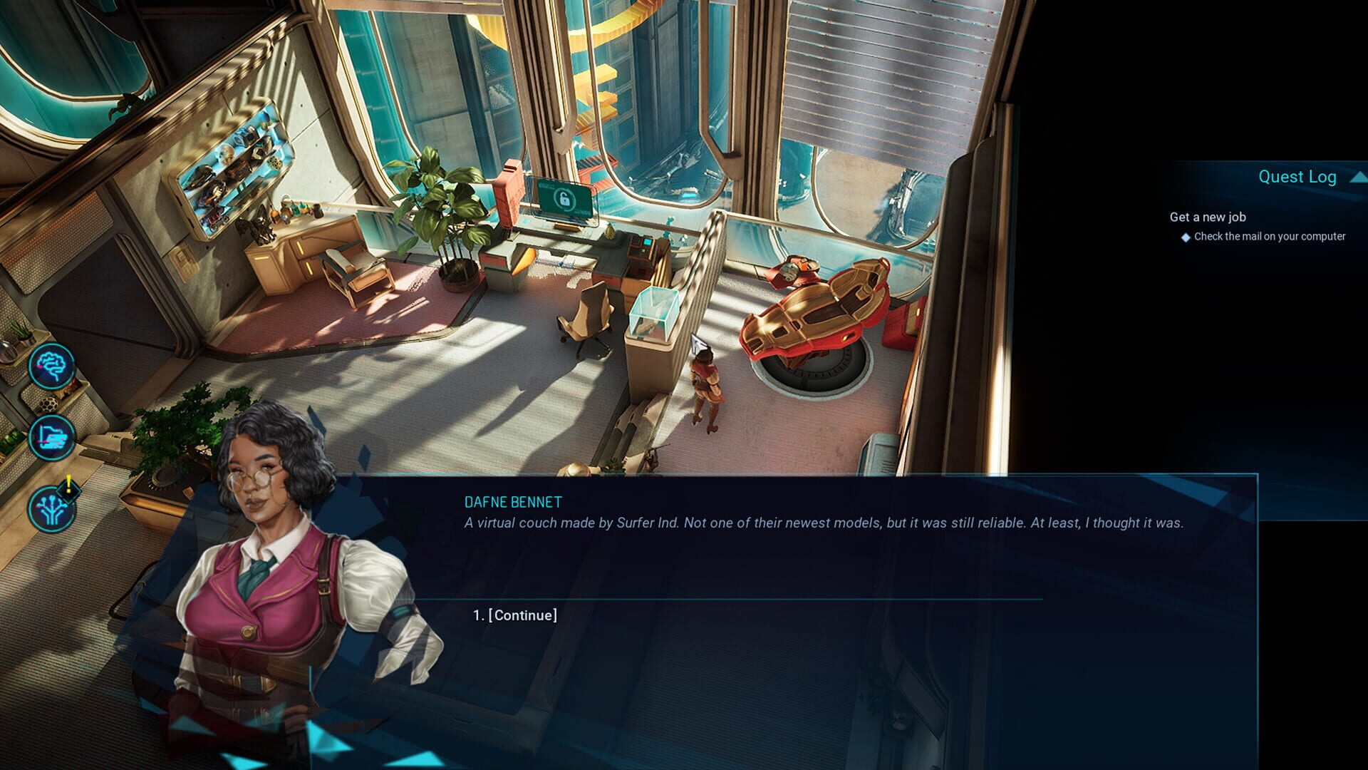 Screenshot for Gamedec: Dafne Bennet