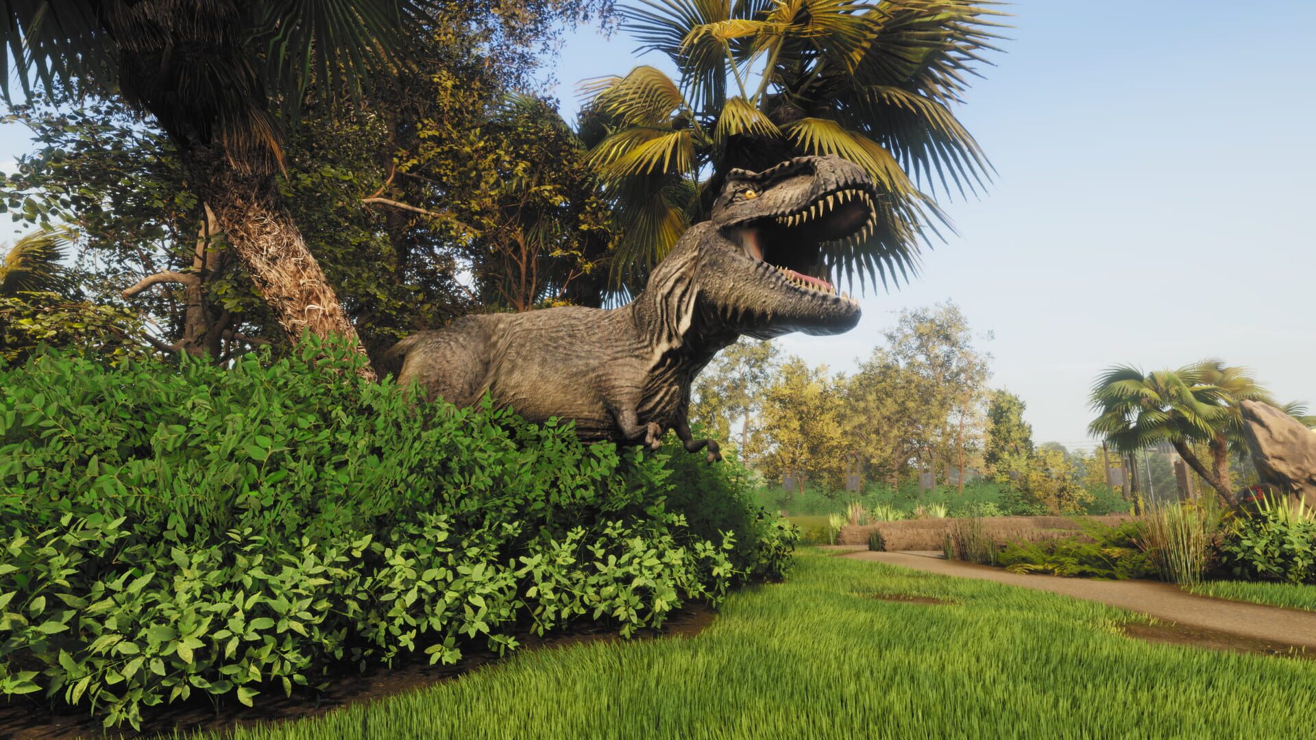 Screenshot for Lawn Mowing Simulator: Dino Safari