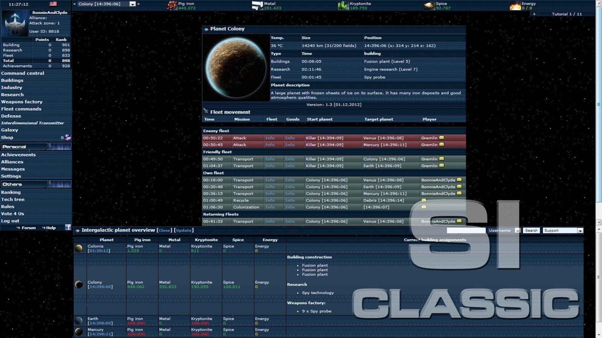Screenshot for SpaceInvasion
