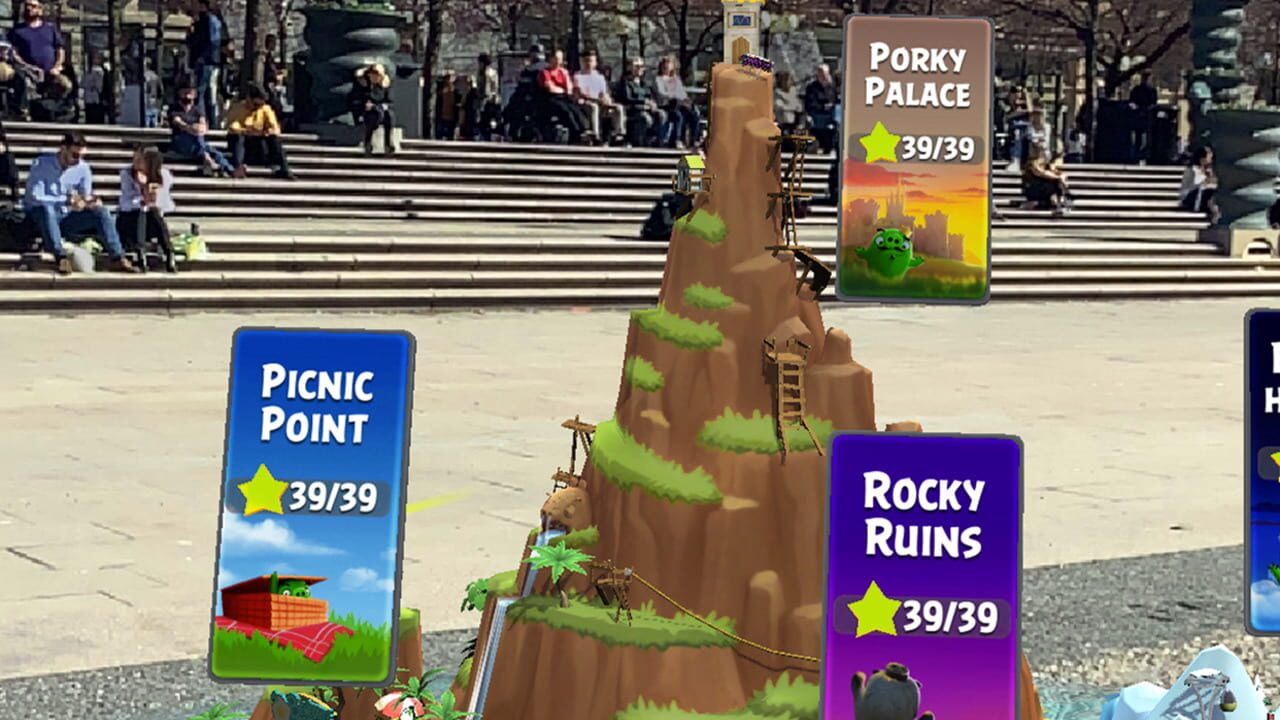 Screenshot for Angry Birds AR: Isle of Pigs