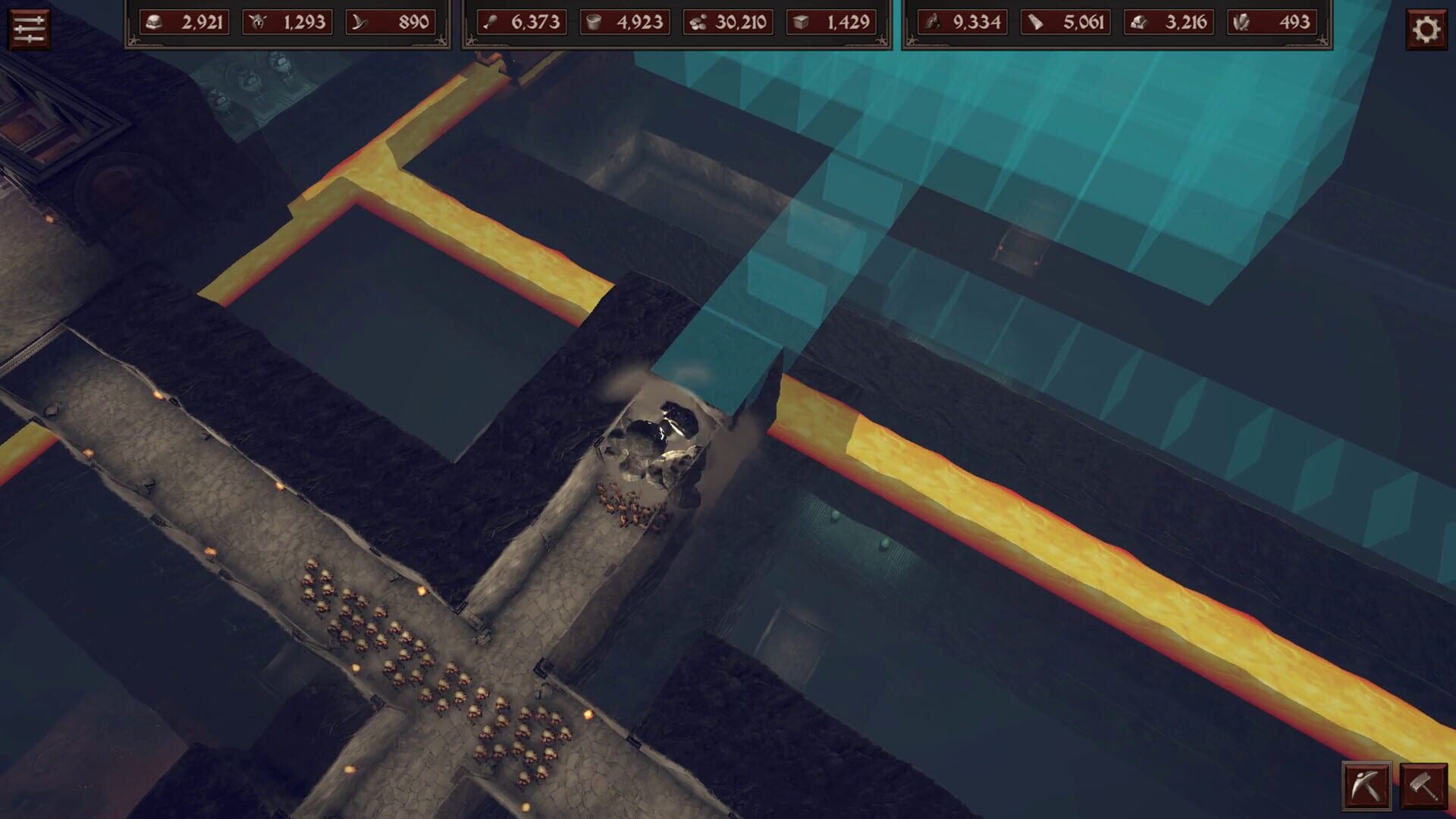 Screenshot for King of the Dwarves: Underground City Builder