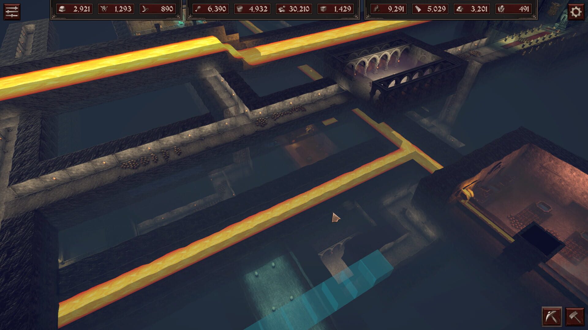 Screenshot for King of the Dwarves: Underground City Builder