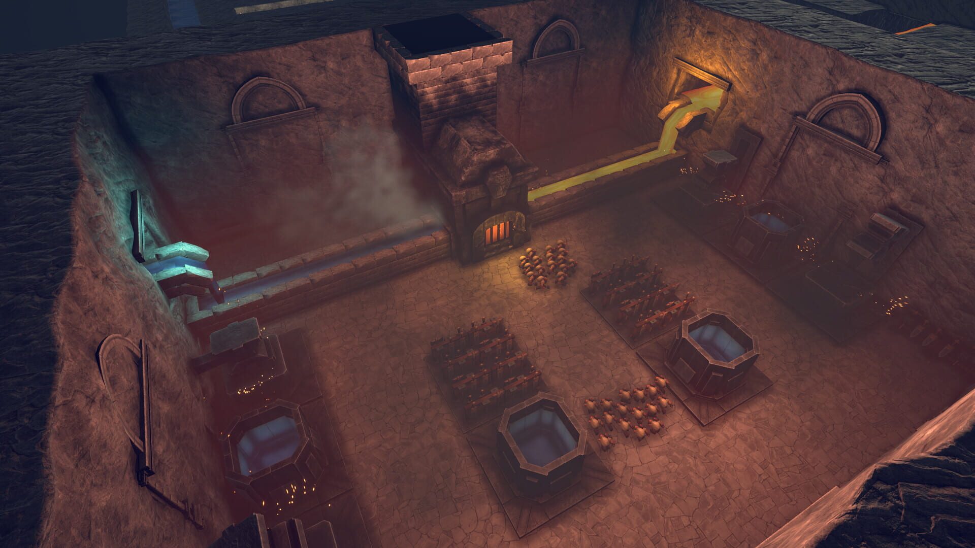 Screenshot for King of the Dwarves: Underground City Builder