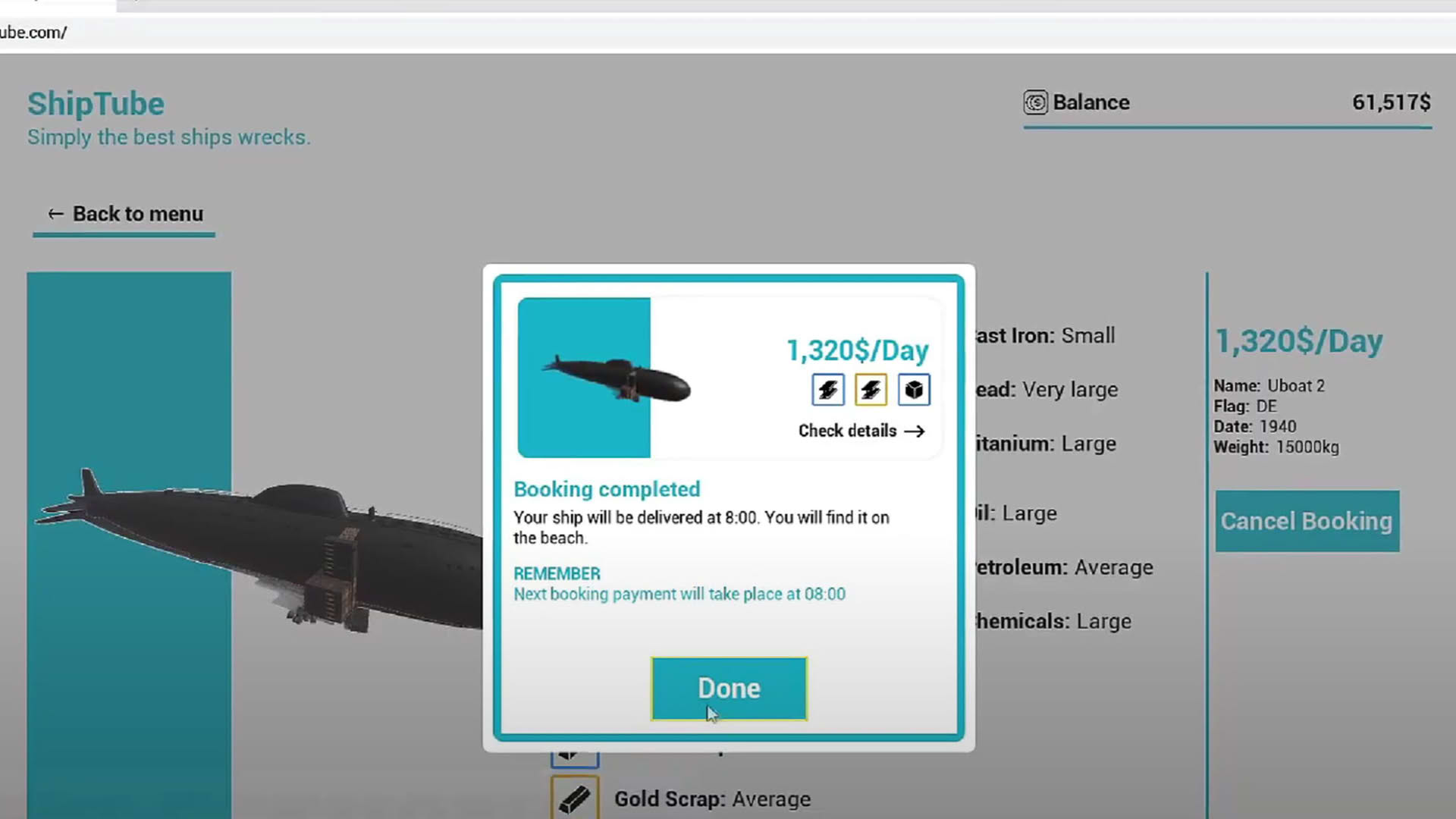 Screenshot for Ship Graveyard Simulator: Submarines
