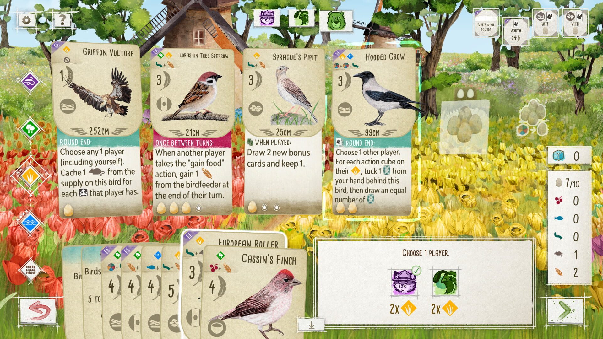 Screenshot for Wingspan: European Expansion