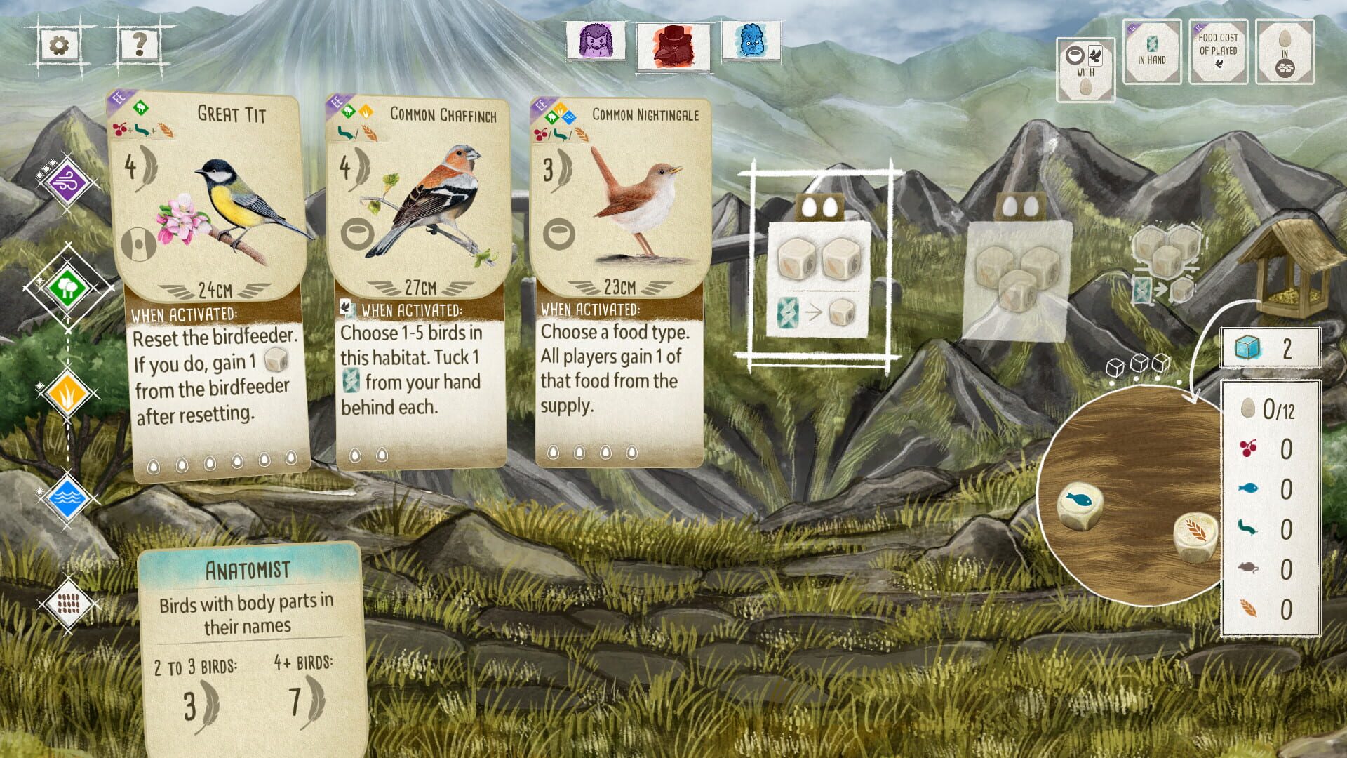 Screenshot for Wingspan: European Expansion