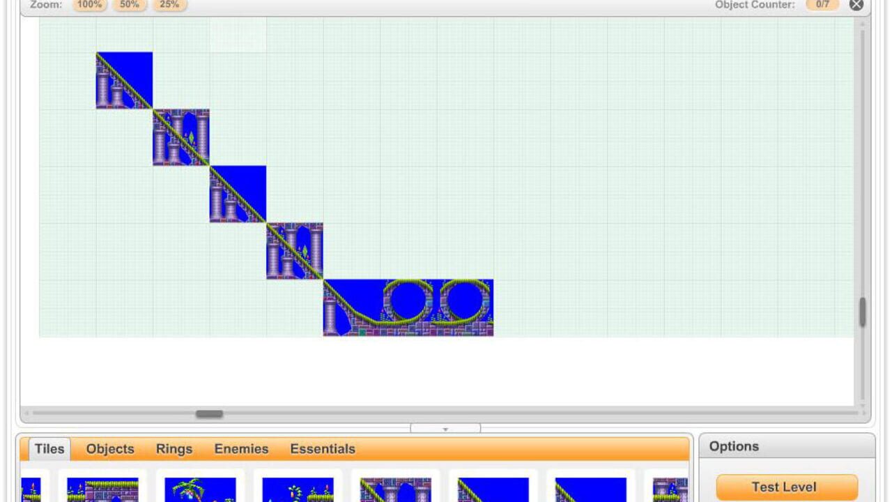 Screenshot for Sonic the Hedgehog Level Creator