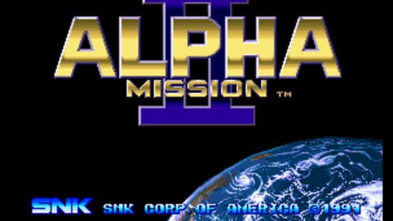 Screenshot for Alpha Mission II
