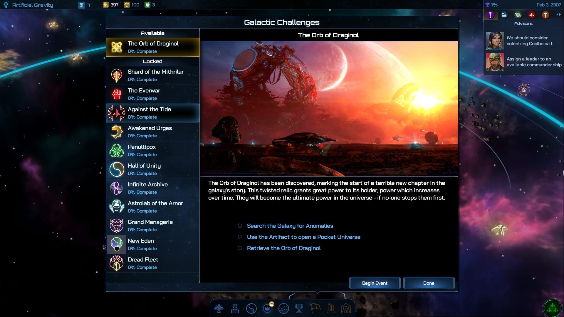Screenshot for Galactic Civilizations IV