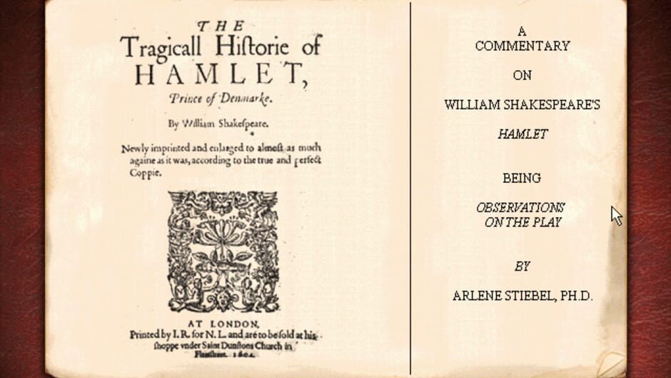 Screenshot for William Shakespeare's Hamlet: A Murder Mystery