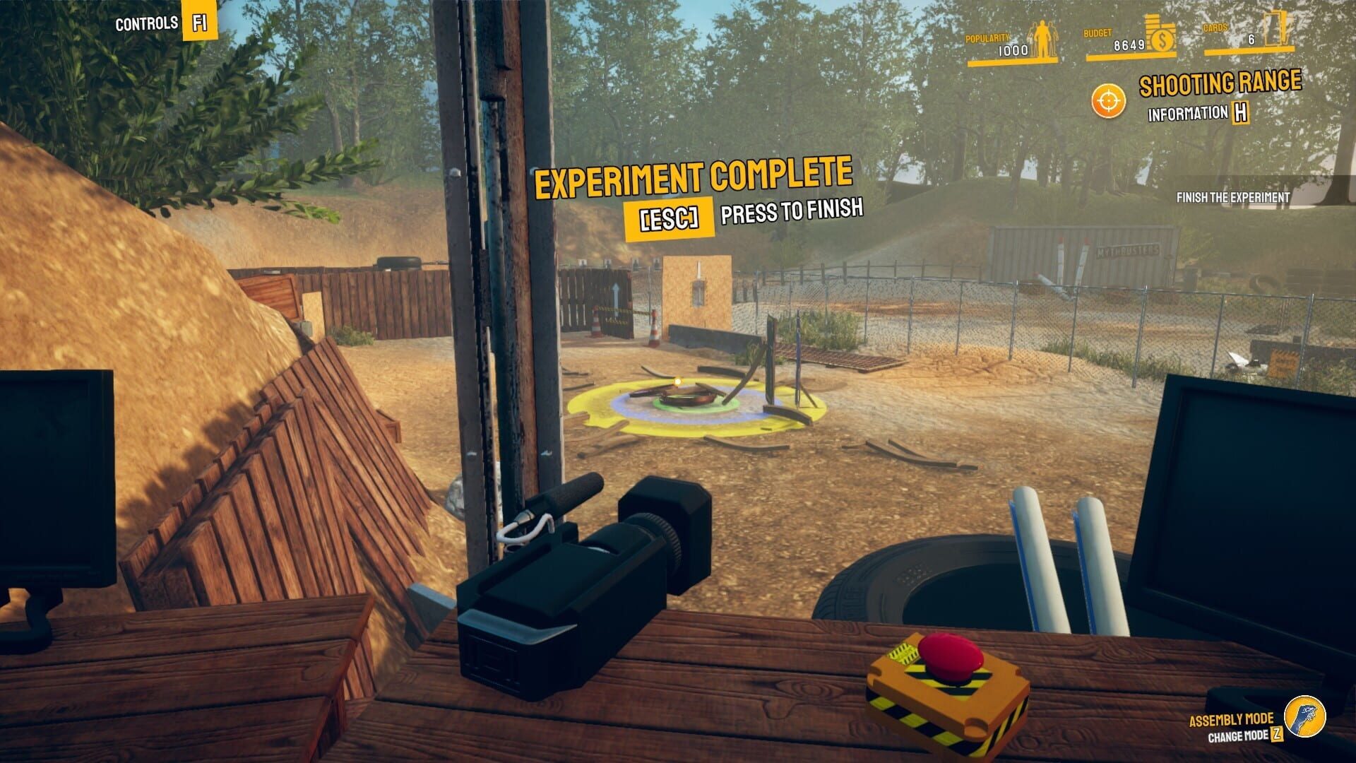 Screenshot for MythBusters: The First Experiment