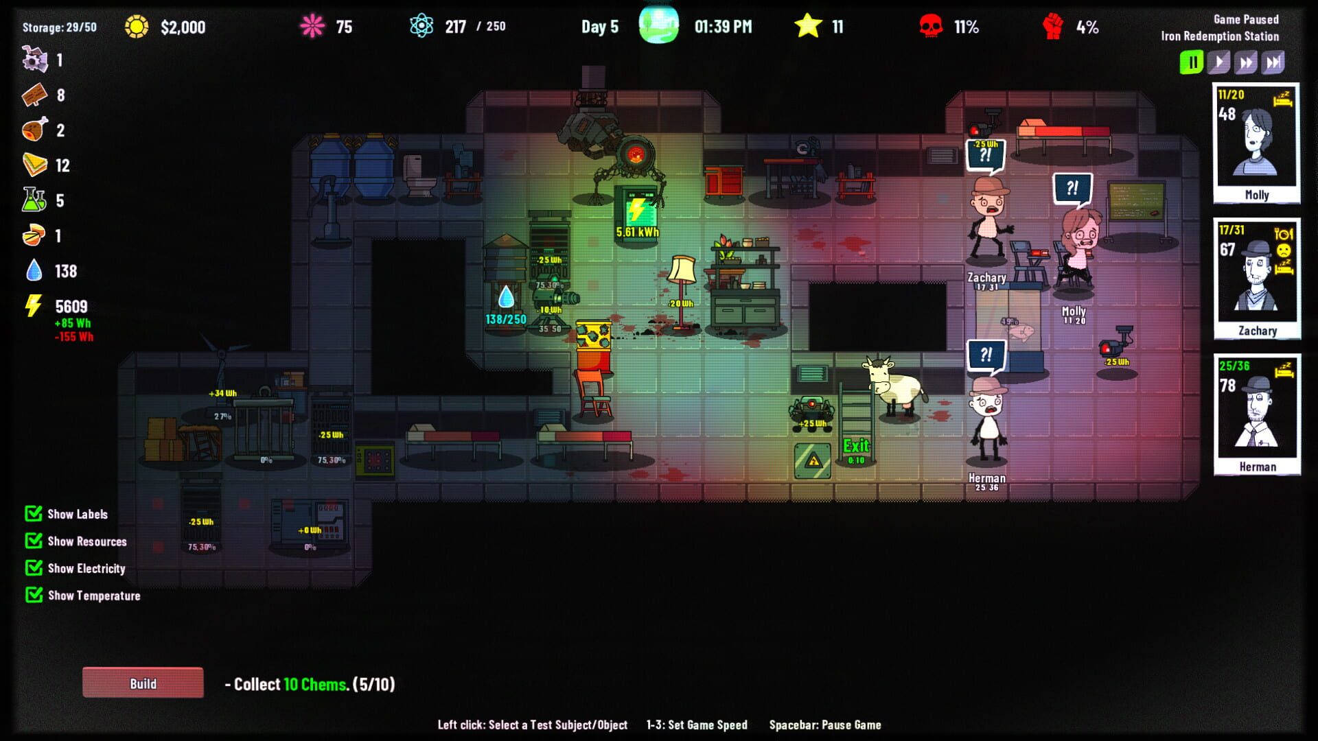 Screenshot for Rogue AI Simulator
