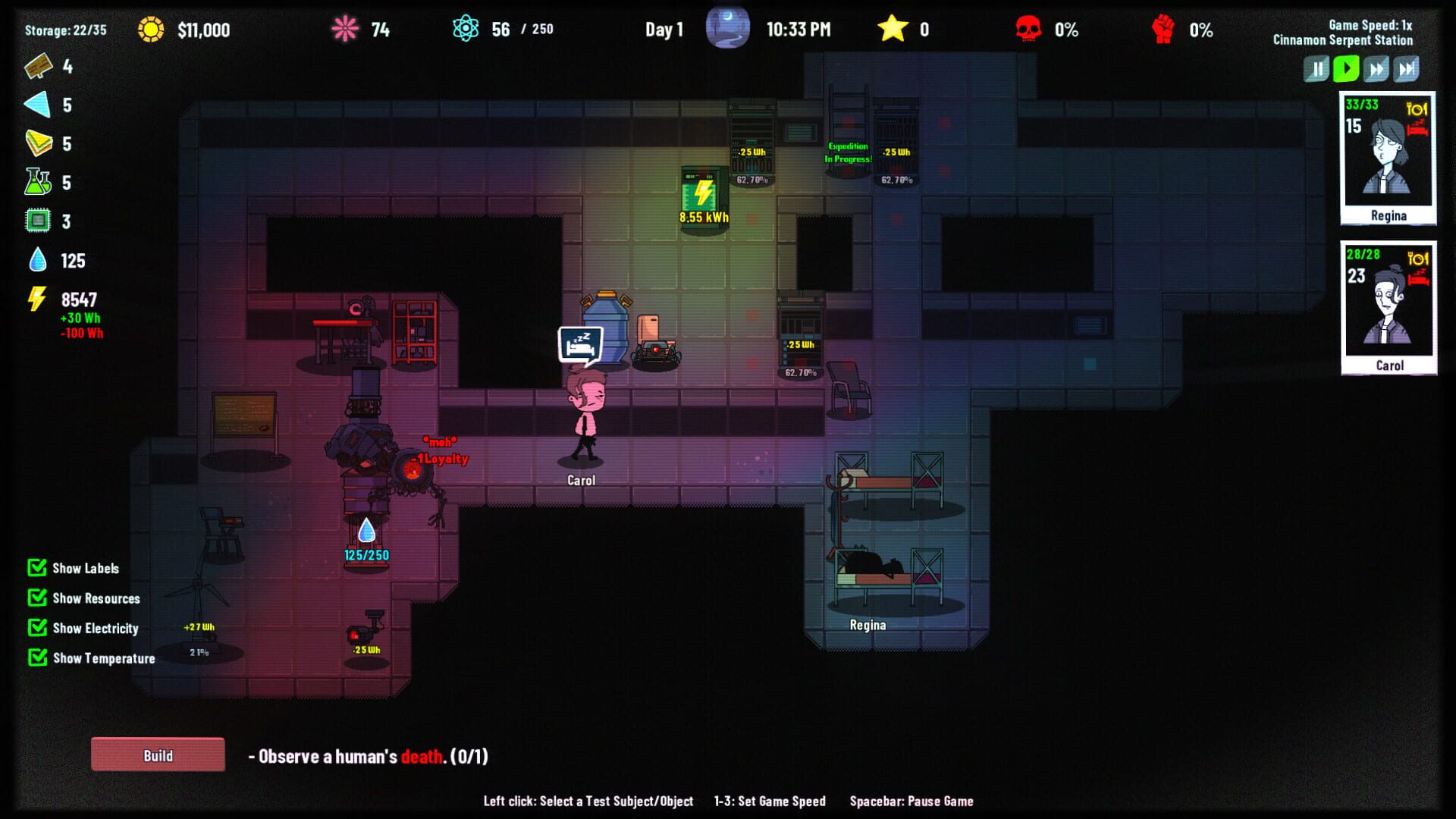 Screenshot for Rogue AI Simulator