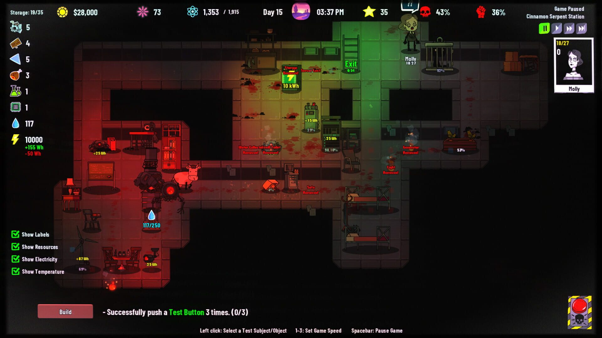 Screenshot for Rogue AI Simulator