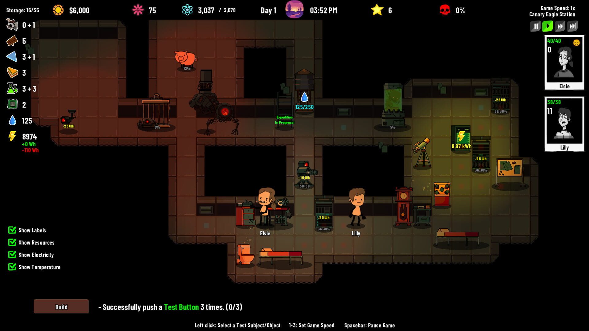 Screenshot for Rogue AI Simulator