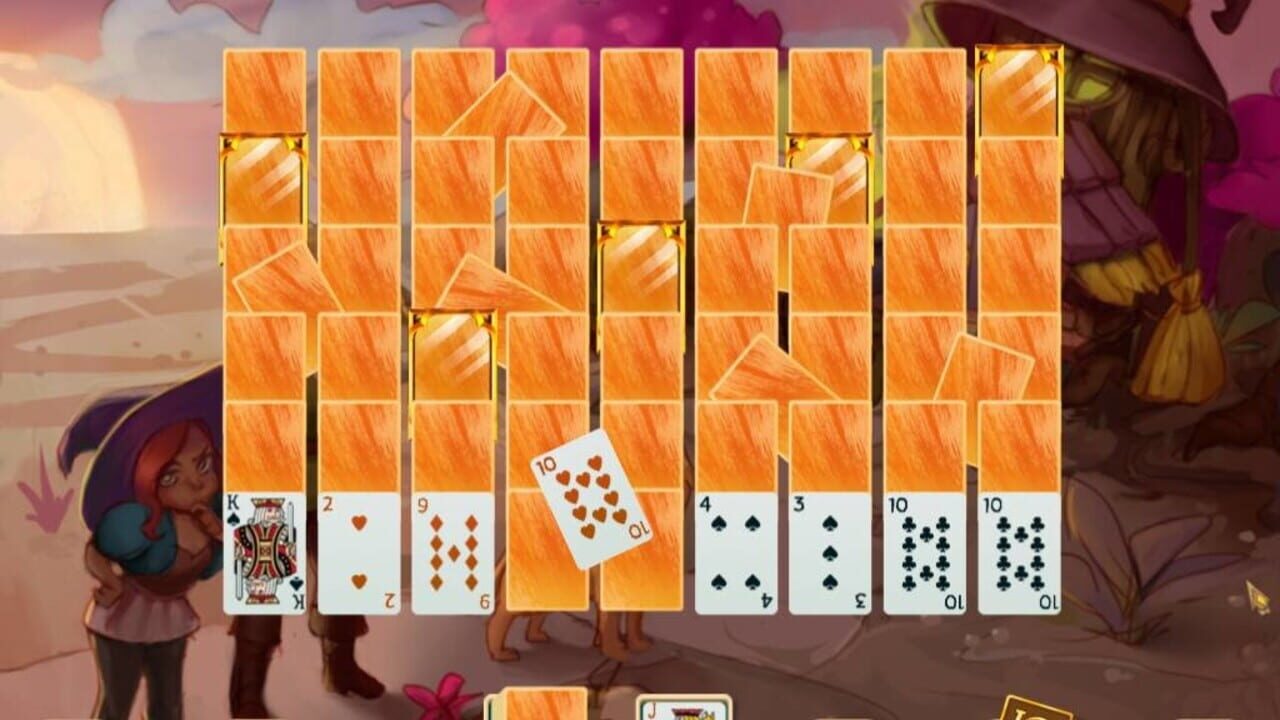 Screenshot for Sweet Solitaire: School Witch 2