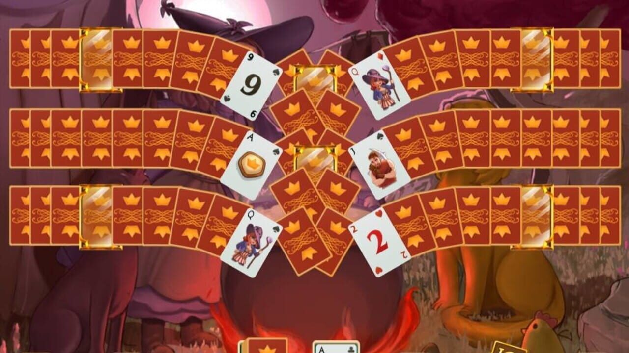 Screenshot for Sweet Solitaire: School Witch 2