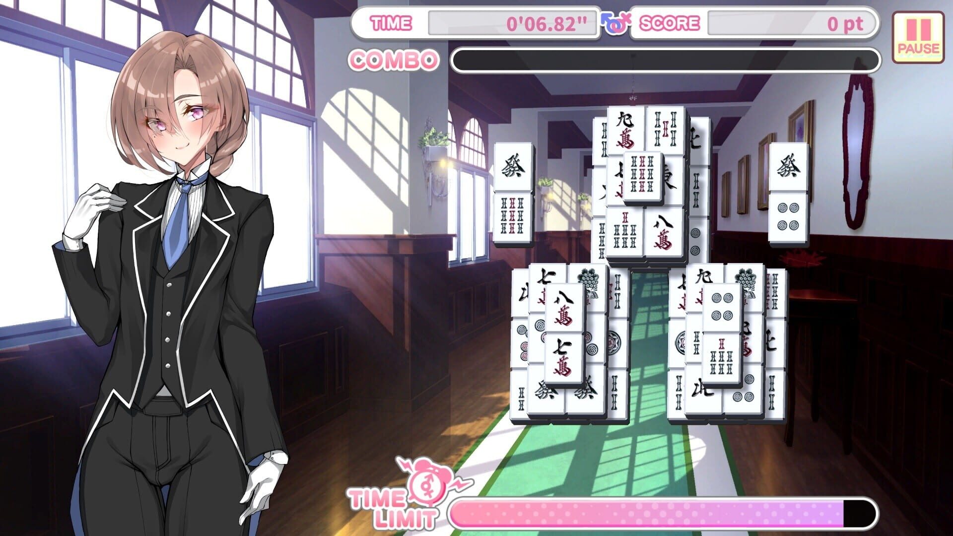 Screenshot for Otoko Cross: Pretty Boys Mahjong Solitaire