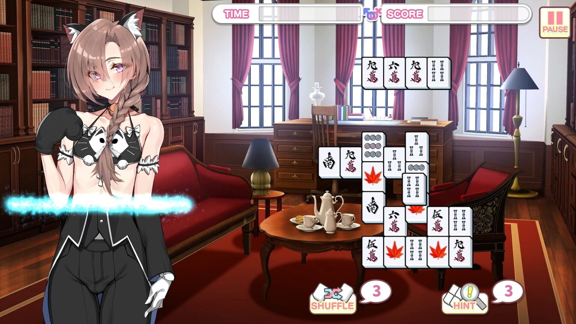Screenshot for Otoko Cross: Pretty Boys Mahjong Solitaire