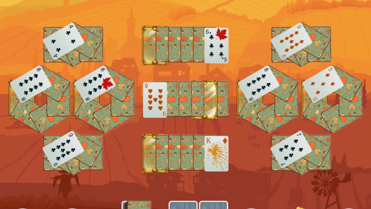 Screenshot for Solitaire Match 2 Cards. Thanksgiving Day
