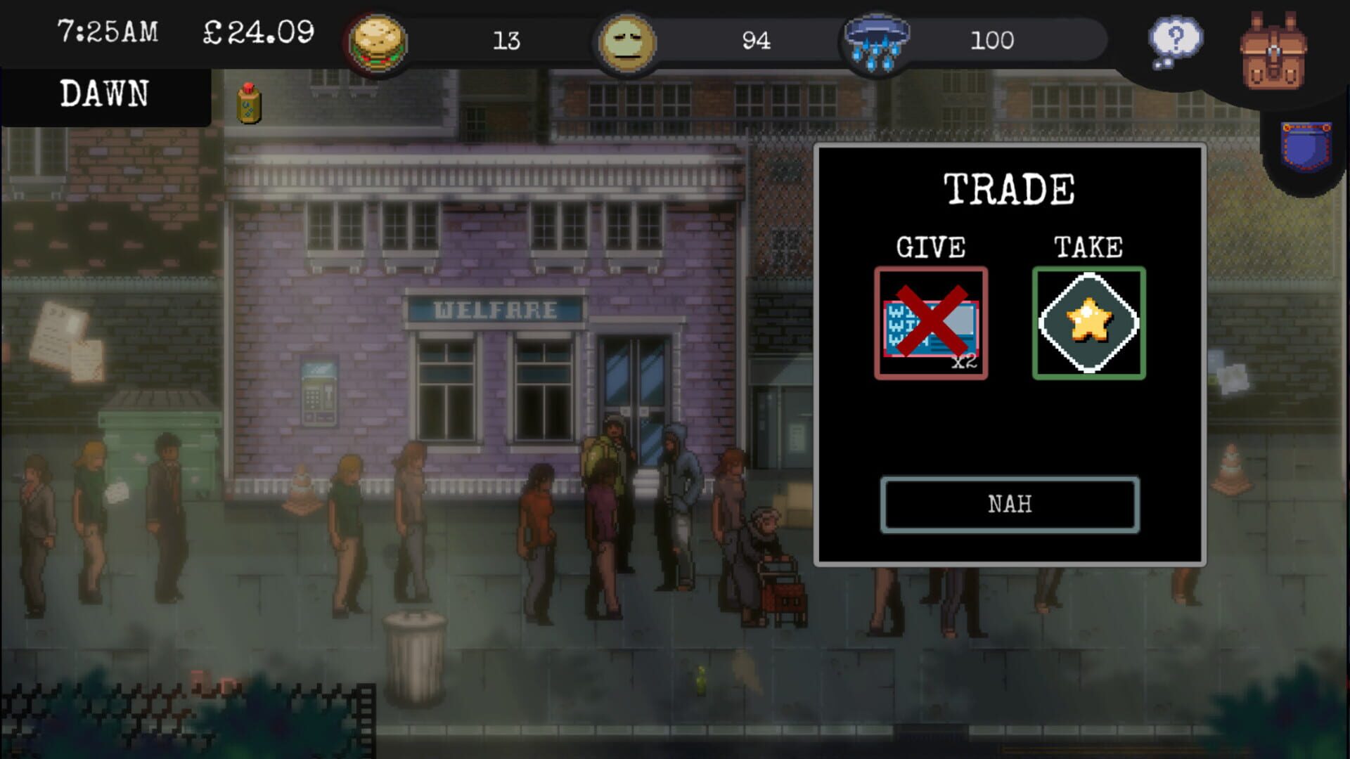 Screenshot for Change: A Homeless Survival Experience - Living City Expansion