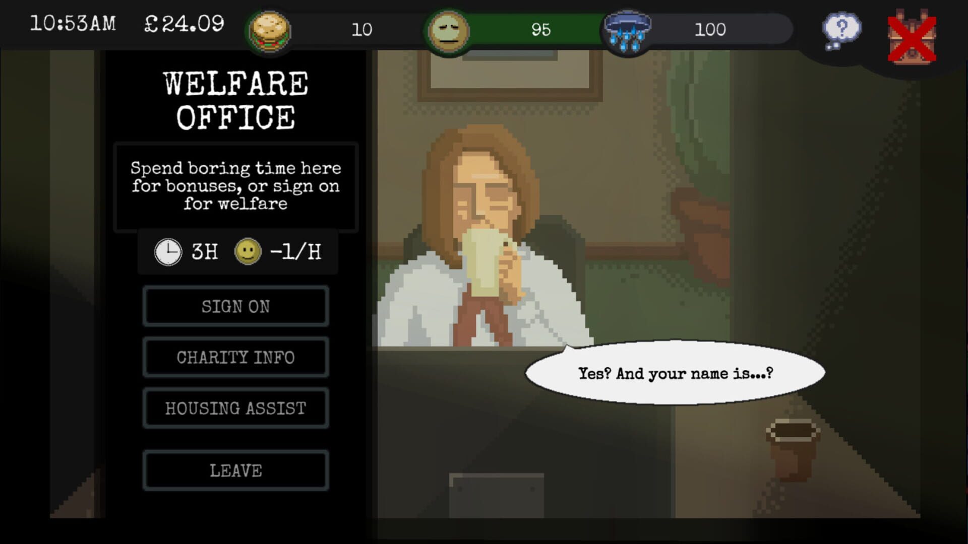 Screenshot for Change: A Homeless Survival Experience - Living City Expansion