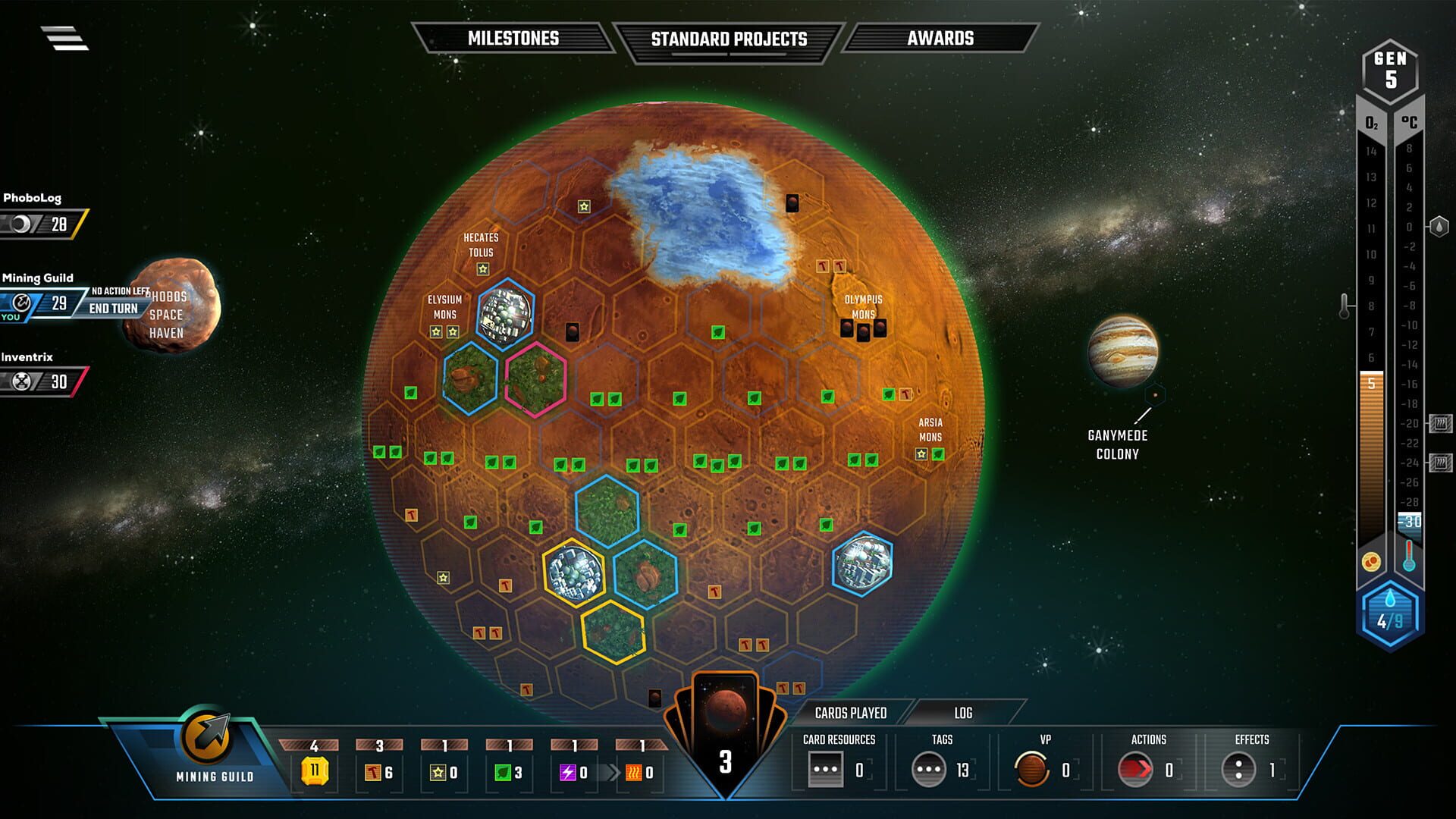 Screenshot for Terraforming Mars: Hellas & Elysium