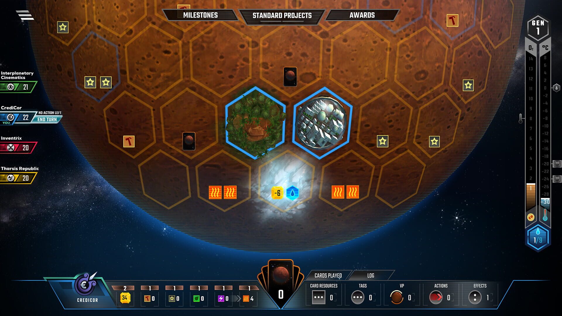 Screenshot for Terraforming Mars: Hellas & Elysium