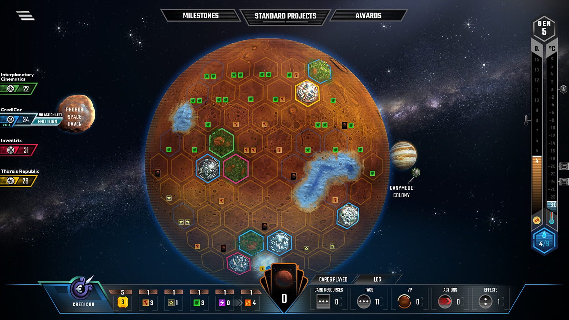Screenshot for Terraforming Mars: Hellas & Elysium