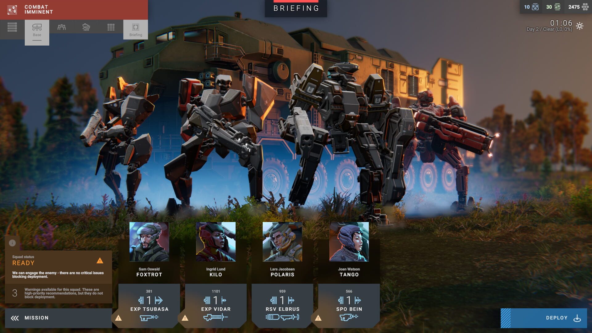 Screenshot for Phantom Brigade