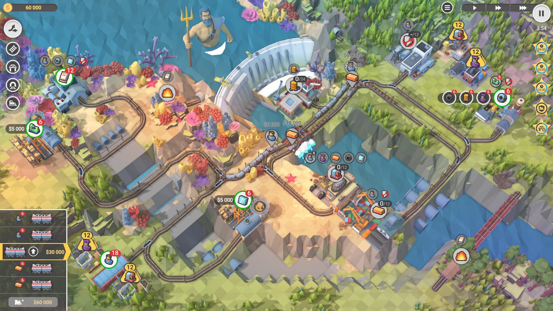 Screenshot for Train Valley 2: Myths and Rails
